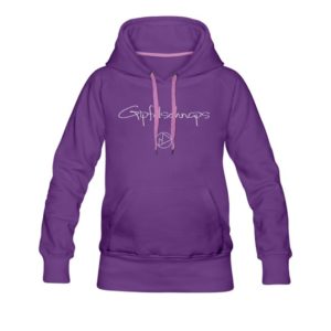 Gipfelschnaps Hoodie Frauen Weiß