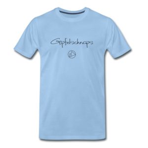 Gipfelschnaps Männer T-Shirt Schwarz