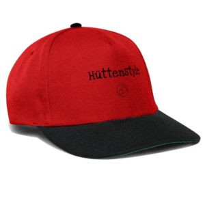 Hüttenstyle Cap schwarz