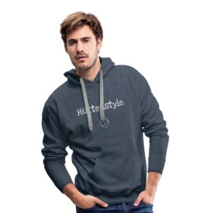 Hüttenstyle Hoodie Männer Weiß