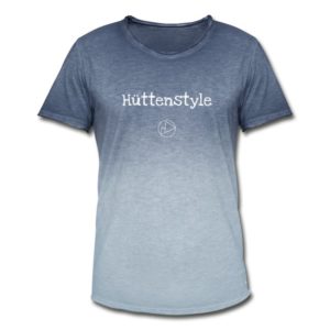 Hüttenstyle Männer T-Shirt Weiß Vintage