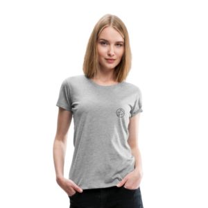 Peakwear Logo T-Shirt Frauen Schwarz #2
